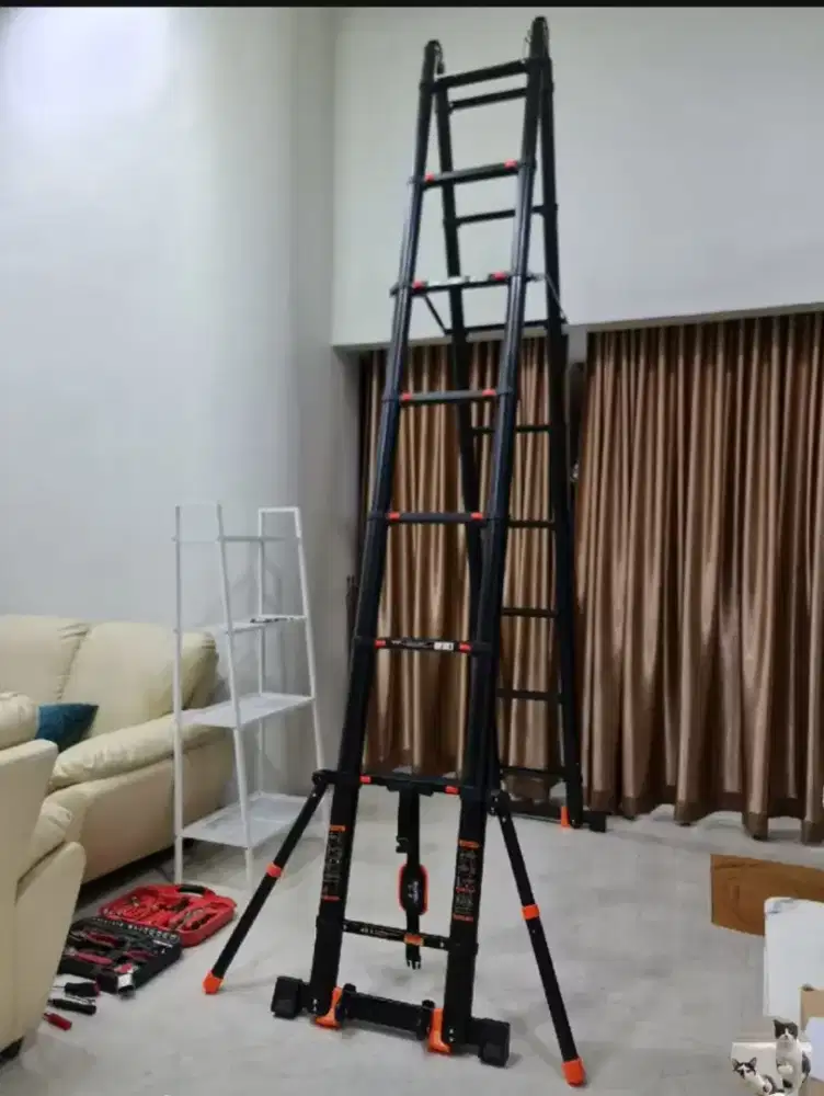 Tangga Teleskopik Double Bafen 3,3+3,3