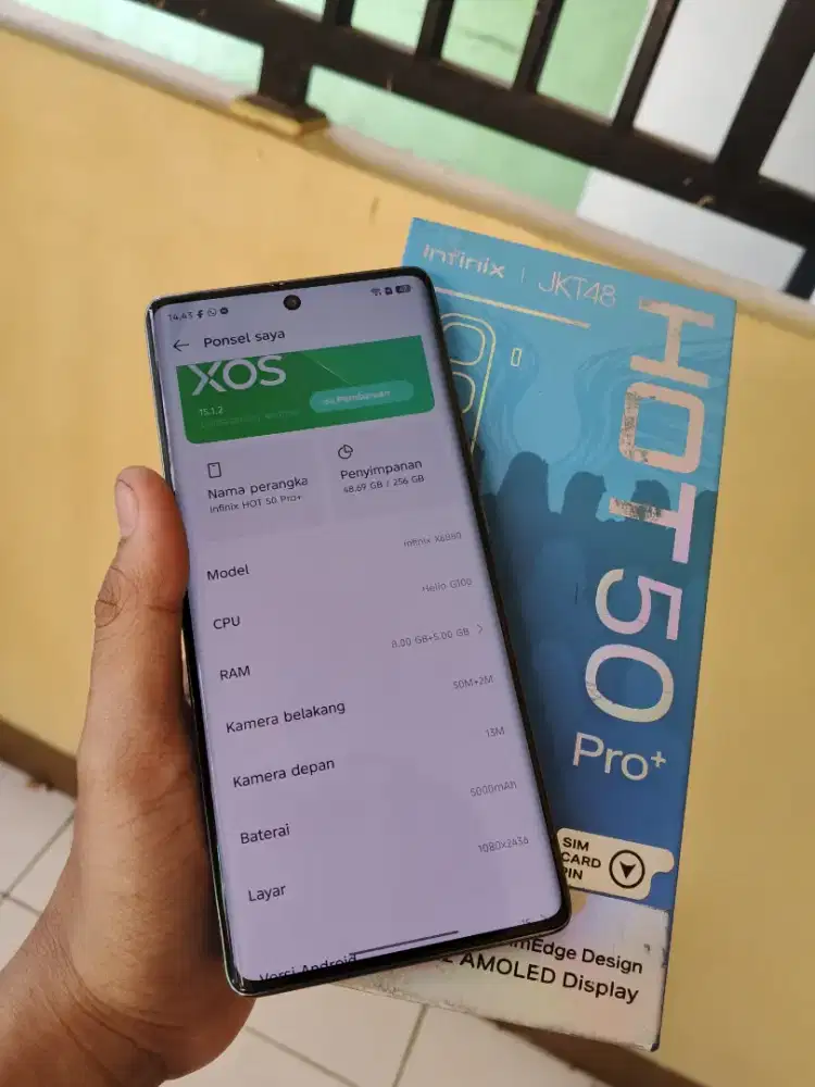 Infinix Hot 50pro+ 8+8/256