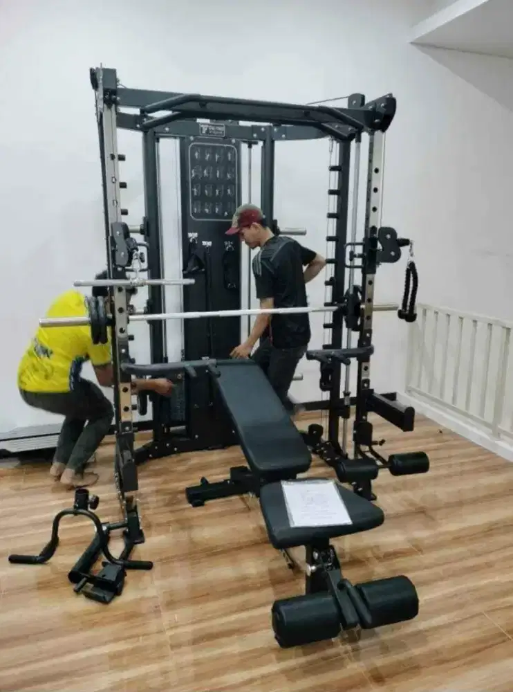 SMITH MACHINE MULTI GYM TL 088 COMERCIAL ALAT FITNESS LENGKAP