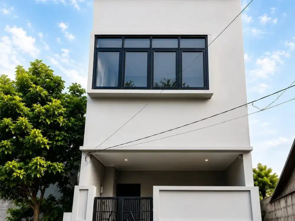 ANA RUMAH MURAH UK 4X10M DI KOMPLEK KAVLING POLRI JELAMBAR