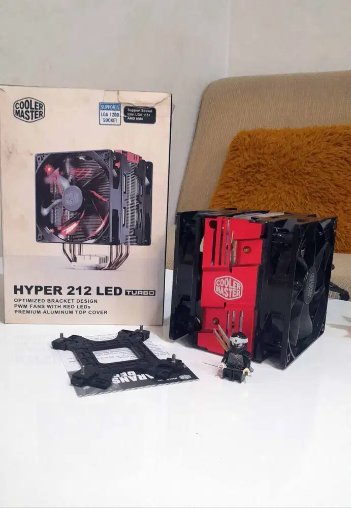 Fan Prosessor Kipas Prosessor Cooler Master Hyper 212 TURBO Dual Fan