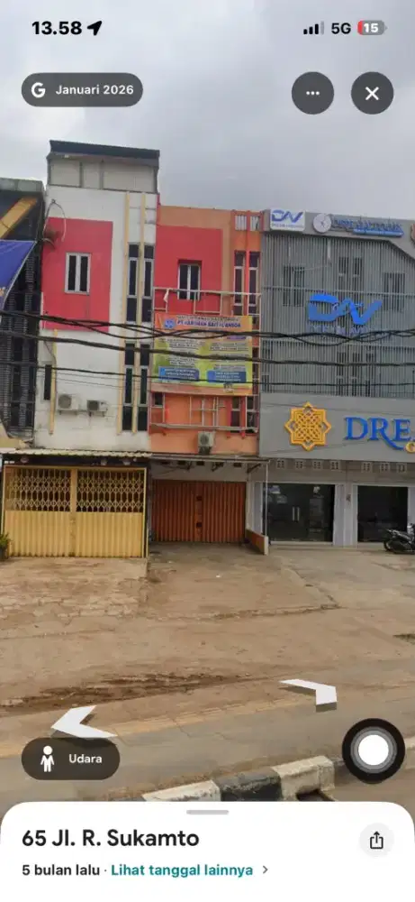 Jual cepat ruko 3 lantai