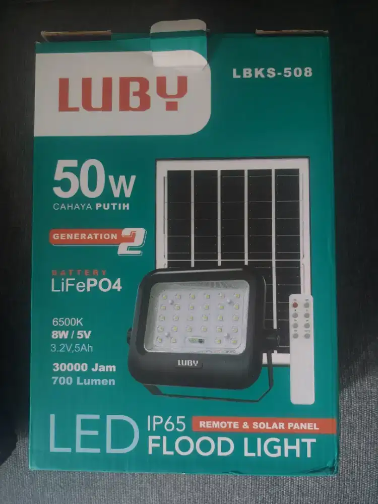 Luby pju 50watt tenaga surya