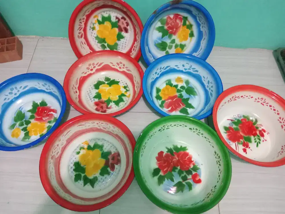 Baskom Enamel Jadul