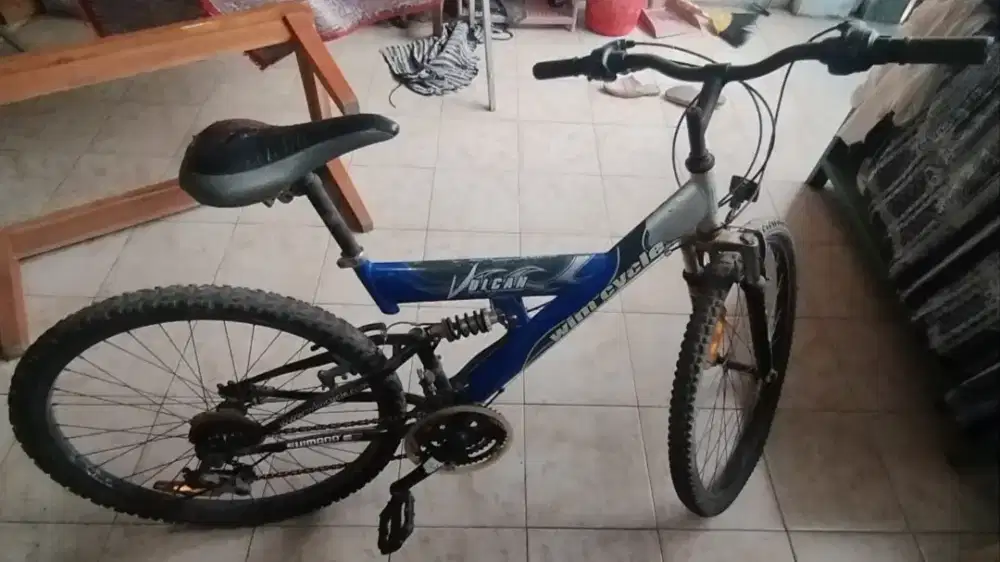 Sepeda Gunung Lawas Wimcycle Vulcan 26 Inci Fullsus - COD Bandung