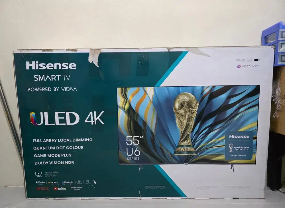Jual santai TV 55inch merk hisense