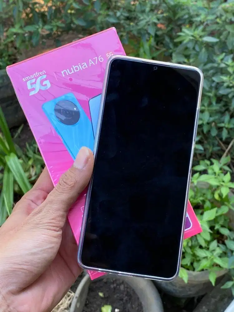 Handphone nubia a76 5g fullset mulus