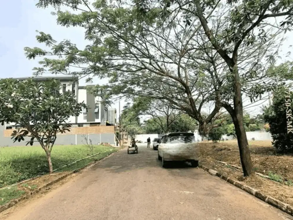Dijual kavling datar siap bangun dalam komplek sektor 9 bintaro jaya