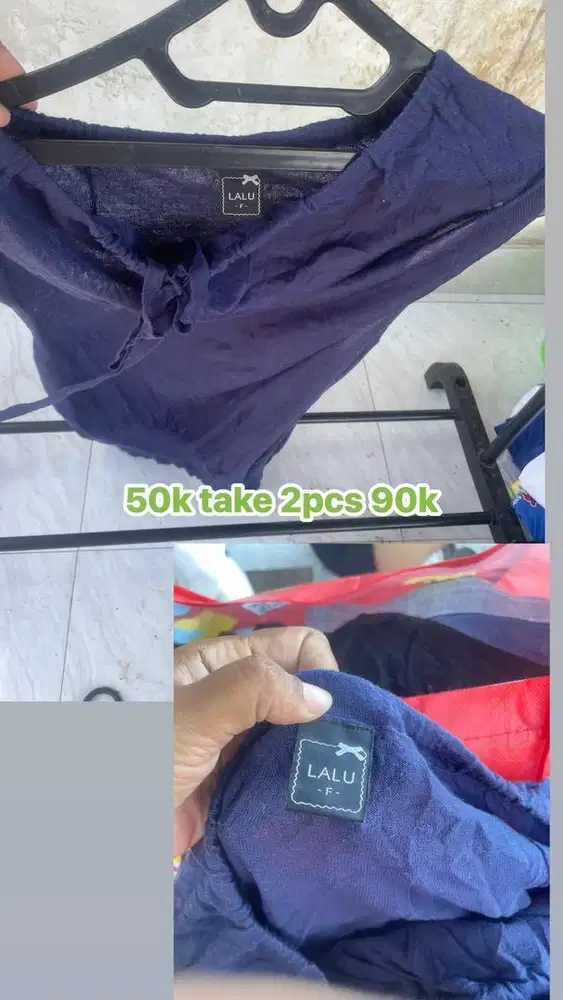 Baju bekas masih bagus