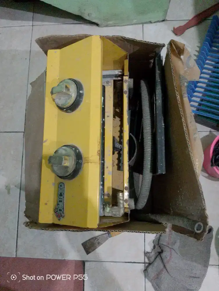kompor panggang sosis merk omicko 2 tungku