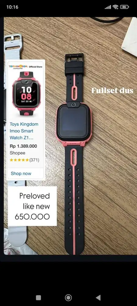 Toys kingdom Imoo smart watch Z1