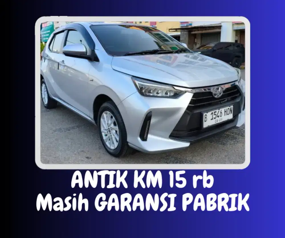 AGYA G CVT AT 2024 TDP25jt Toyota Agya 1.2 G Matic 2024