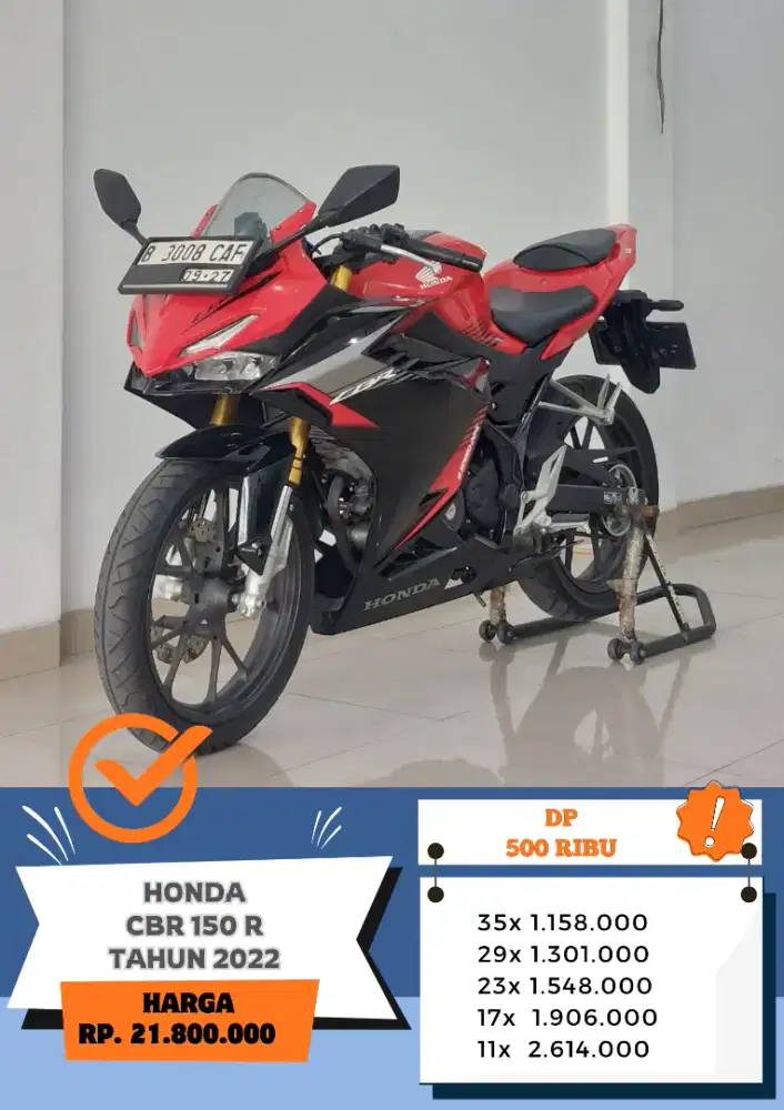KM 7 RB!! HONDA CBR 150 R TAHUN 2022