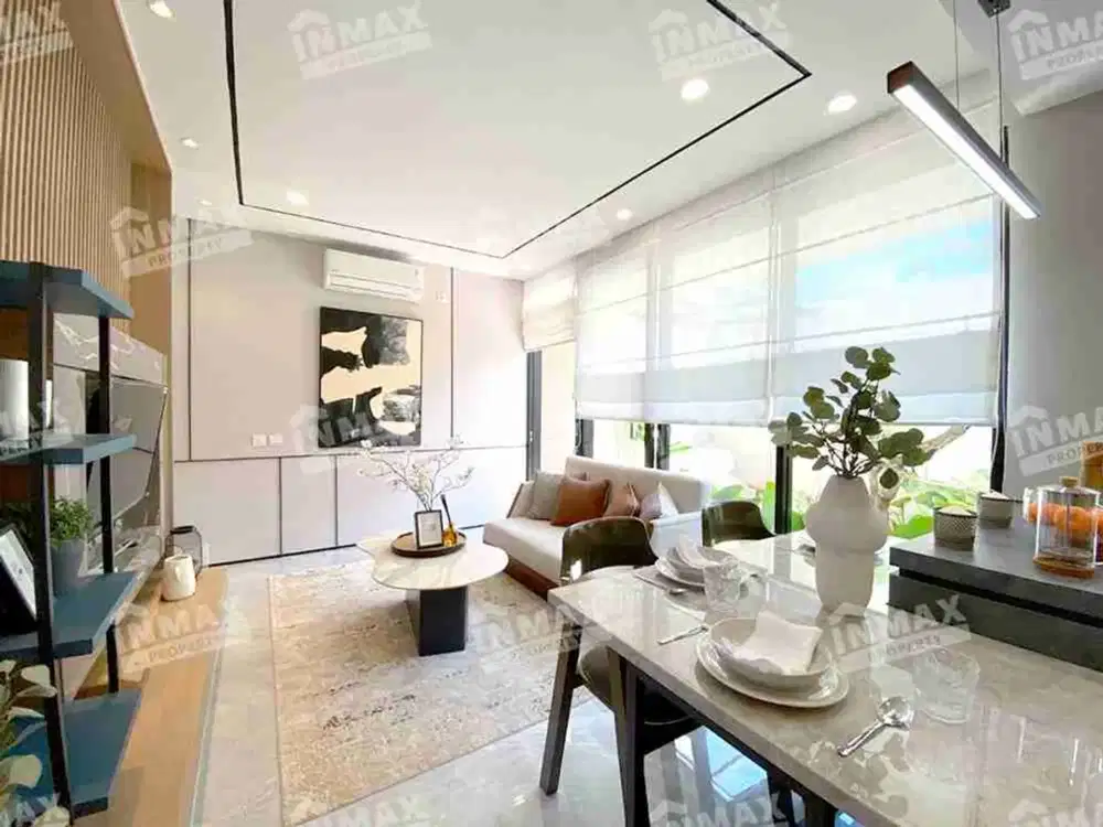 rumah furnished di araya, free biaya' dekat binus