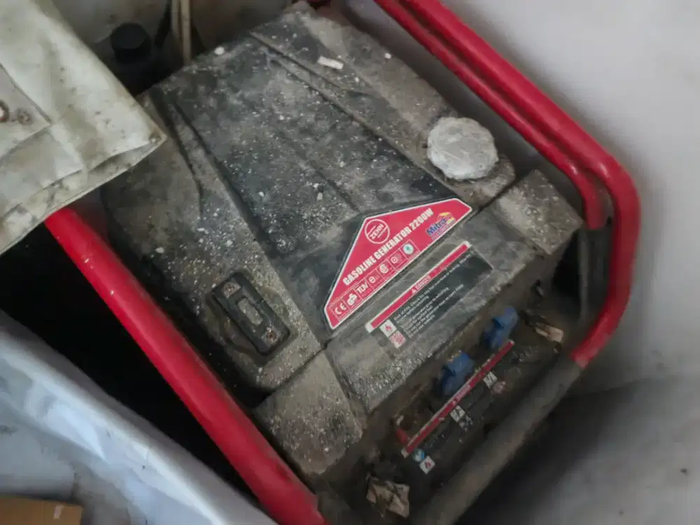 DIJUAL GENSET ZEHN ZG2500N 2200 WATT BENSIN NORMAL SIAP PAKAI