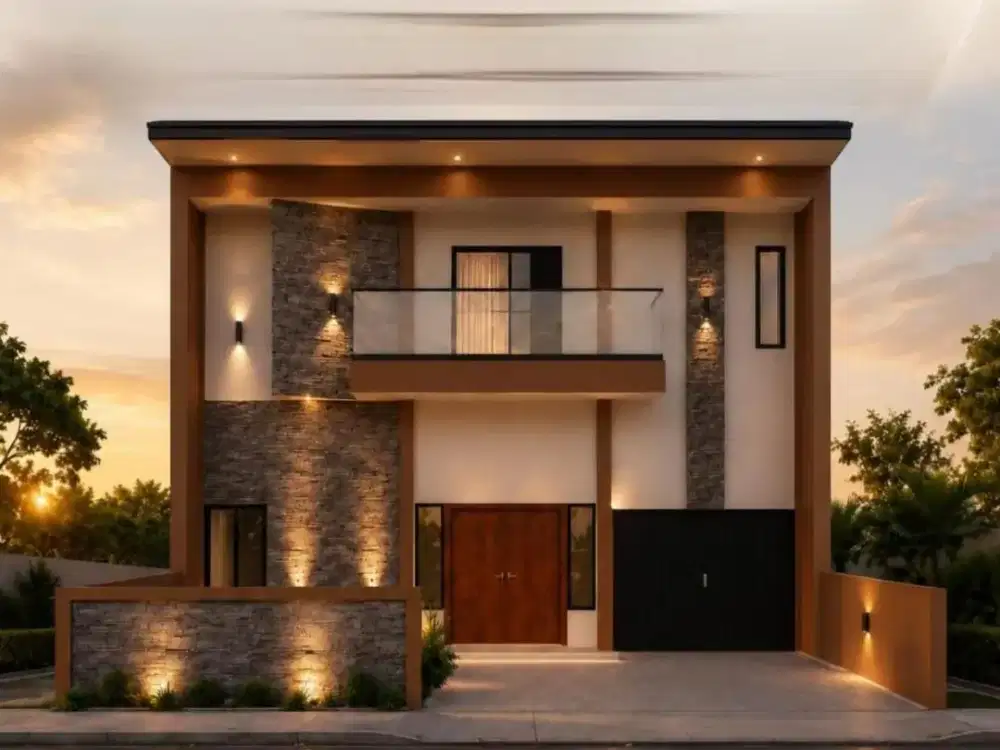 RUMAH KERTAJAYA INDAH*NEW MINIMALIS MODERN*Hadap Selatan