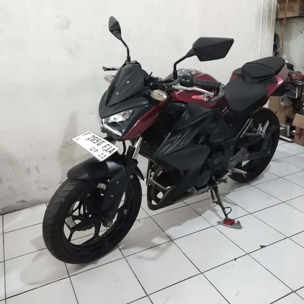 Kawasaki Ninja Z250 2016 Orisinil Lengkap Bagus