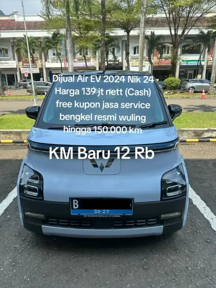 Wuling Air EV KM 12Rb Cash Long Range 2024 (tipe paling tinggi)