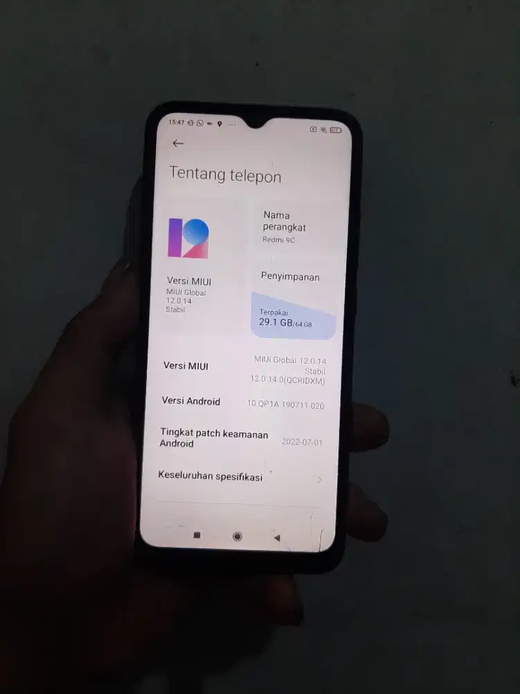 Redmi 9c ram 4/64