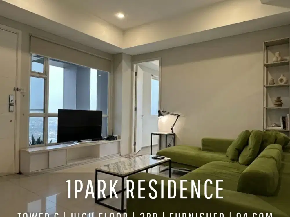 For Rent! 1Park Residence Tower C 2BR High Floor with Mountain & City View