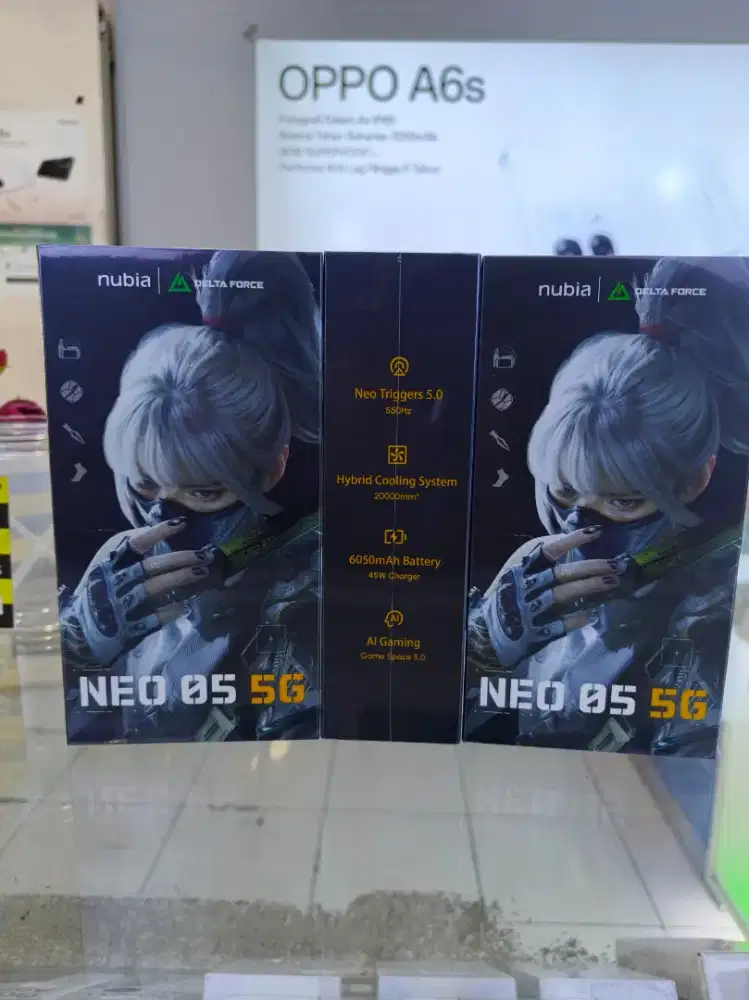 Nubia neo 5 5G gaming segelbox resmi