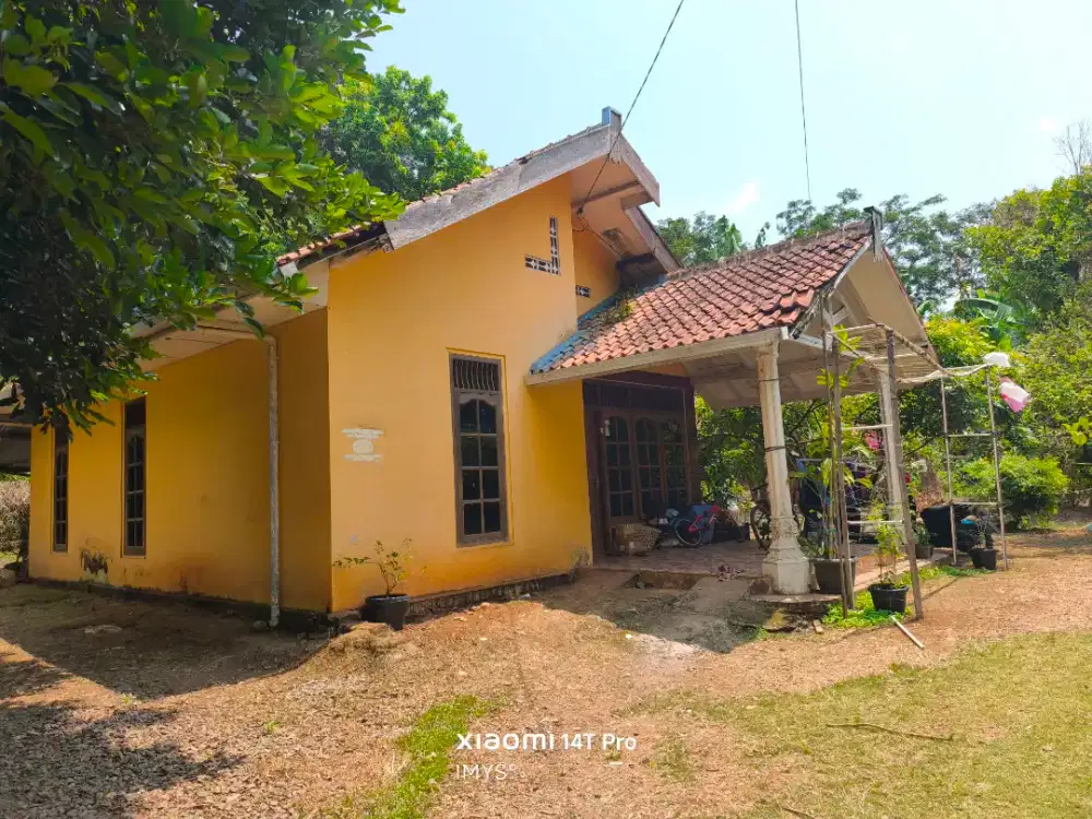 Dijual cepat, tanah plus bangunan