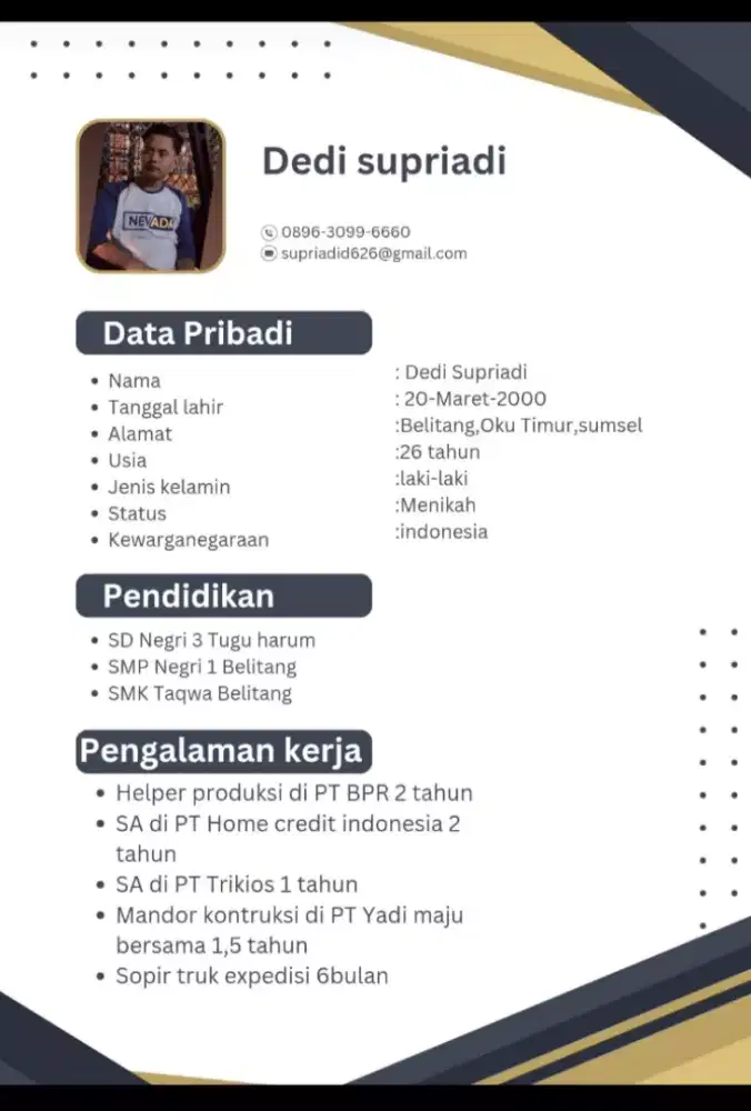 Cari info lowongan pekerjaan