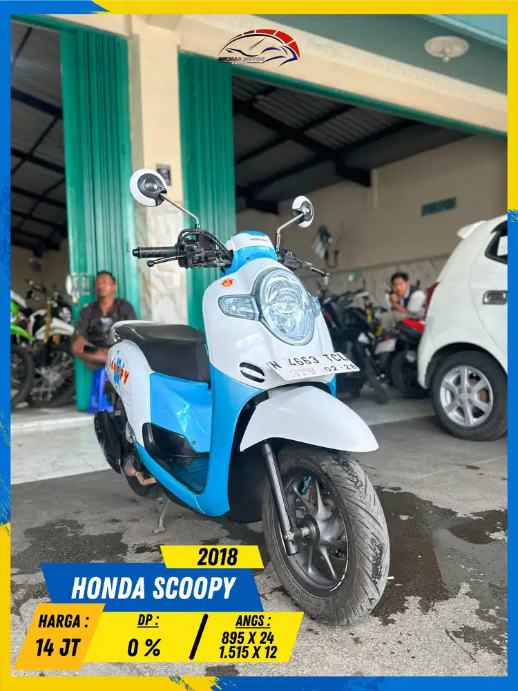 HONDA SCOOPY 2018 SIAP GASS MASZEHH HIKMAH MOTOR KEPUH