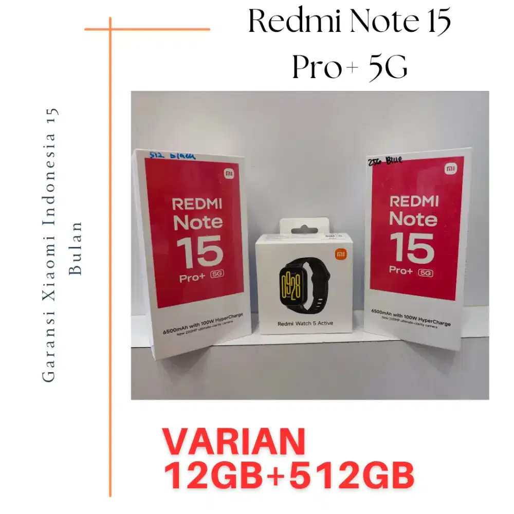 Redmi Note 15 Pro+ 5G 512GB Garansi Resmi