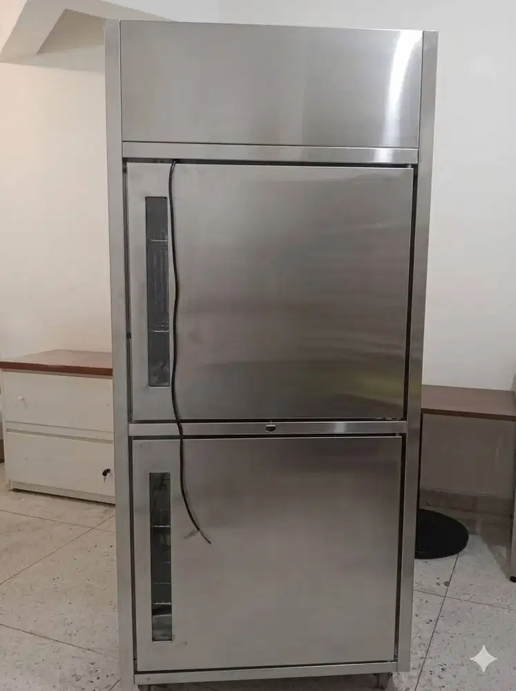 Upright Freezer Stainless Steel 2 Pintu, L-RW8U1HH GEA