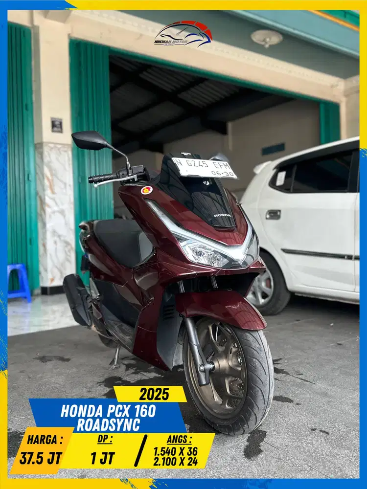 HONDA PCX 160 ROADSYNC 2025 LIKE NEW MASZEHH HIKMAH MOTOR KEPUH