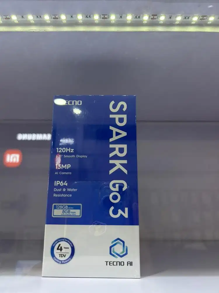 msi Tecno spark go 3 Ram 4/128gb baru garansi resmi nasional