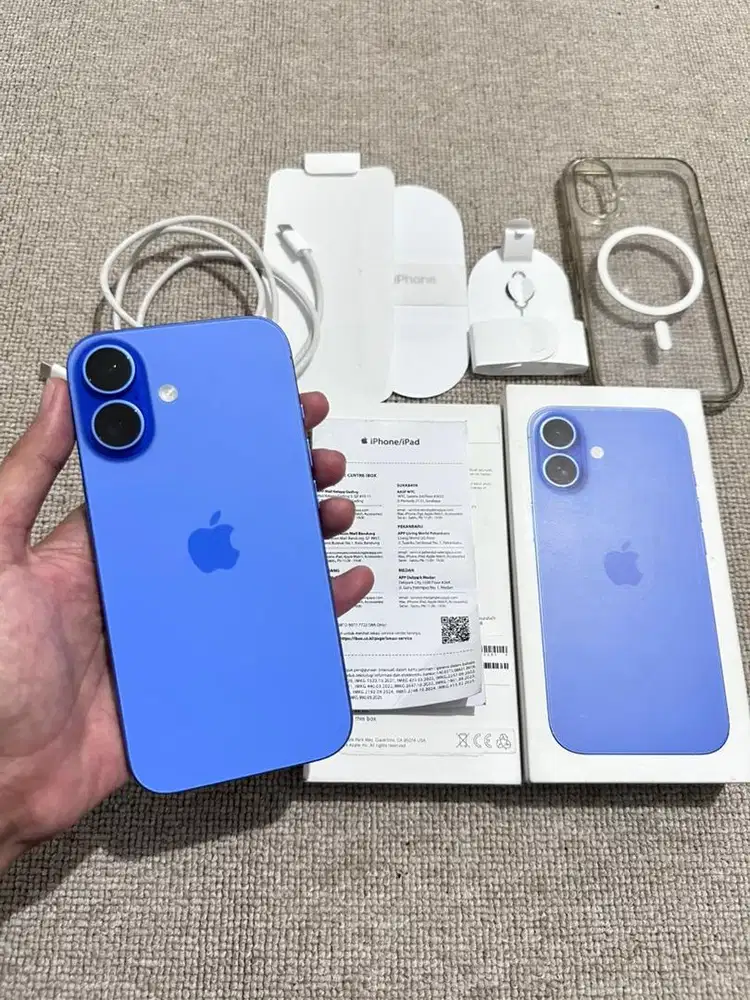 Iphone 16 128gb ibox like new 1 bulan pakai