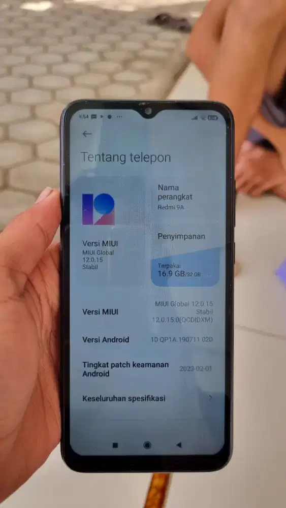 Redmi 9A Bekas Mulus Fullset
