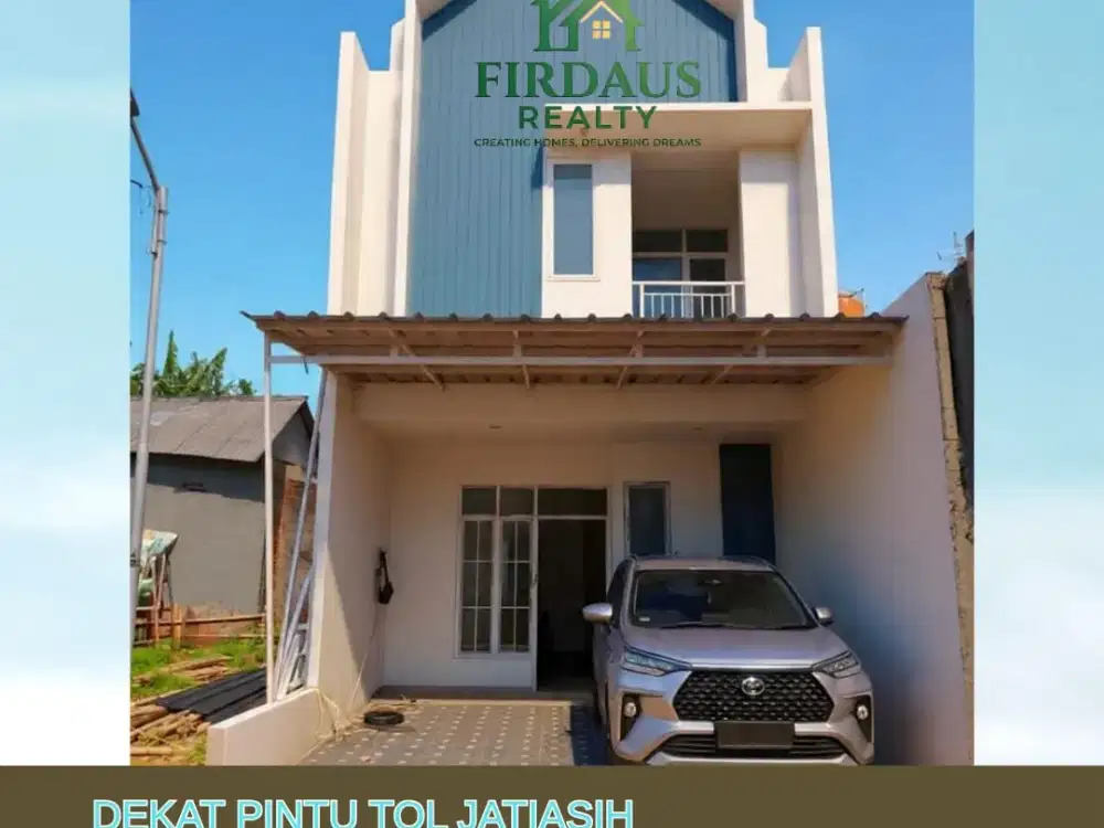 dekat pintu tol jatiasih harga 600 juta free semua biaya-biaya
