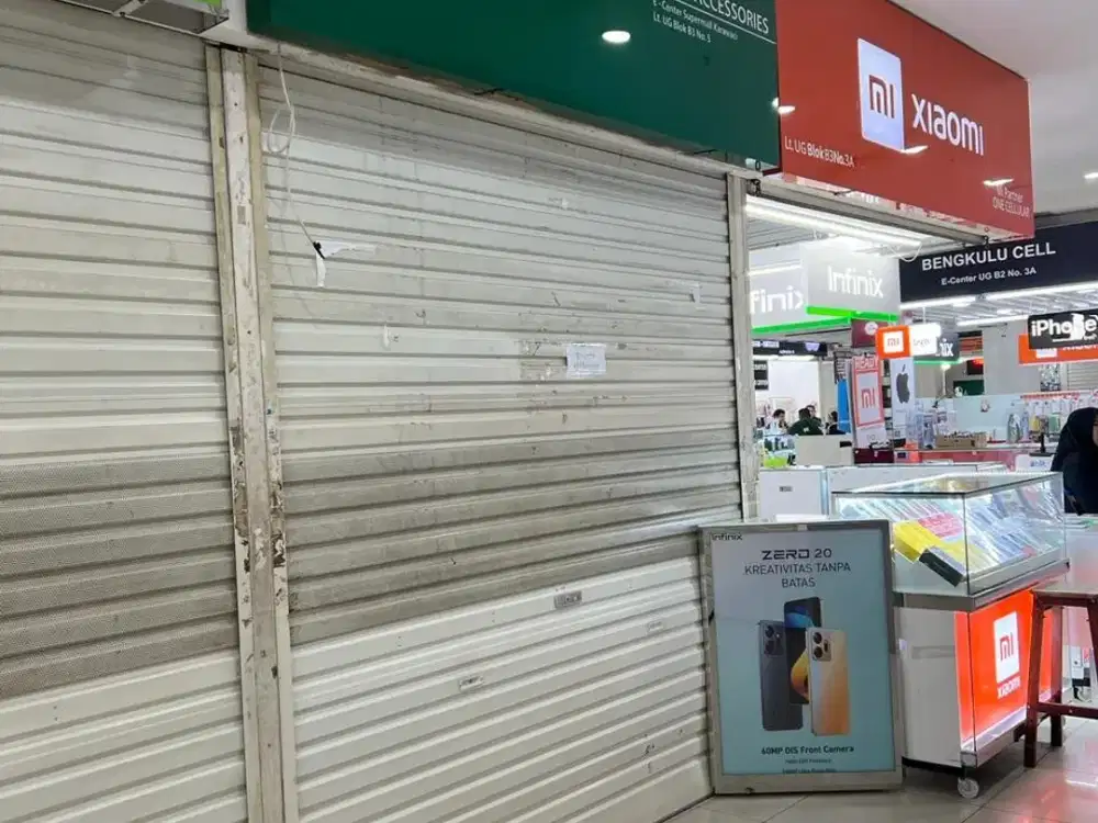 Dijual Kios E-Center Supermall Karawaci Cocok untuk investasi, sudah ada penyewanya dengan nilai sewa Rp. 3,5Jt per bulan Nett