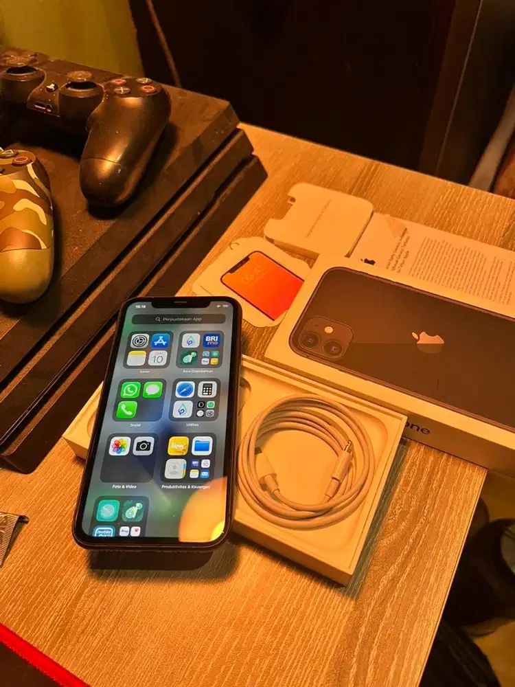 iphone 11 64gb ibox bh 85% pa/a mulus bgd ky baru