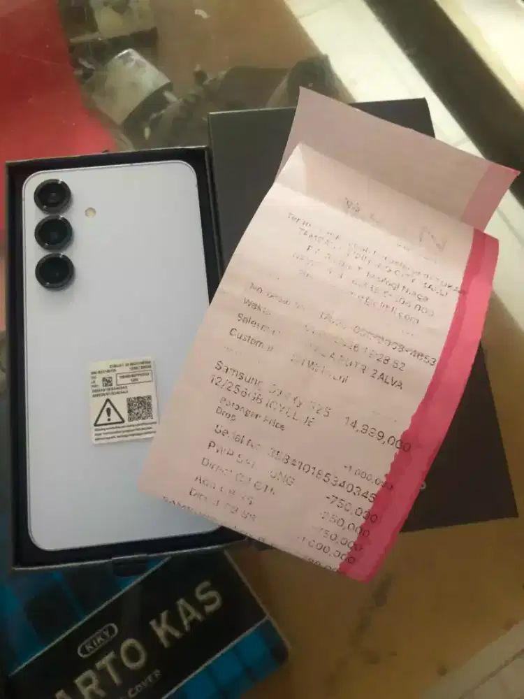Samsung S25 12/256 Icyblue Like New Garansi Sampe 1 Juli 2027 Mantab.