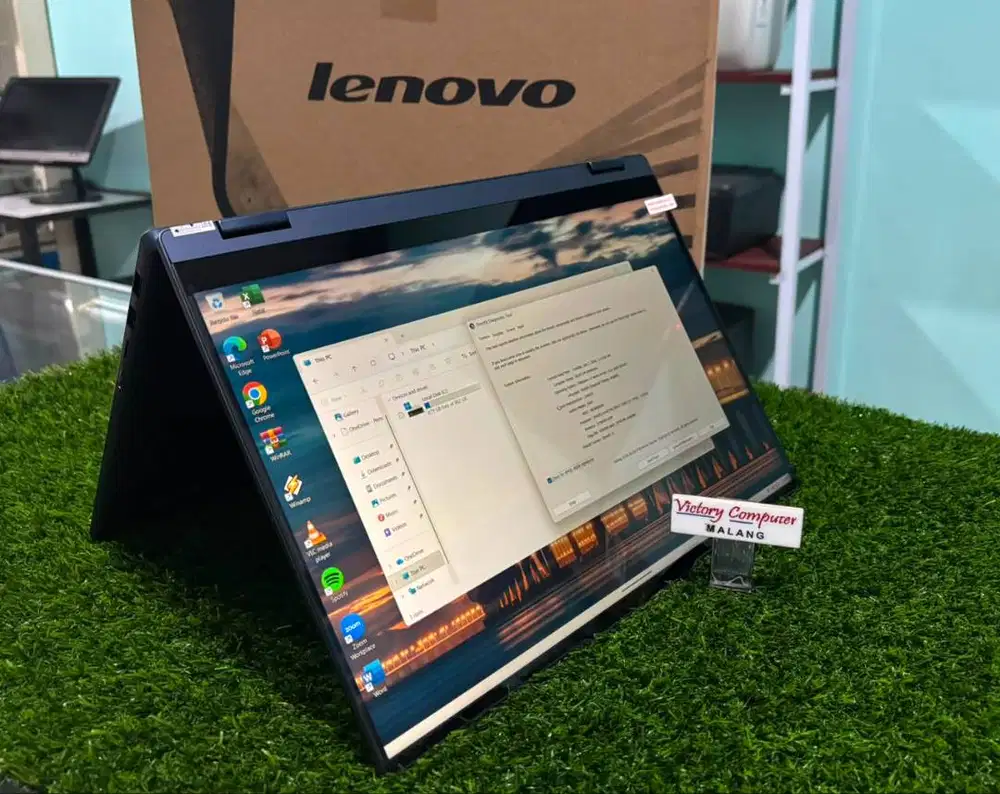 LENOVO Ideapad 5 2in1 ultra 7 ram 32Gb DDR5 ssd 1TB pemkaian 3 hari