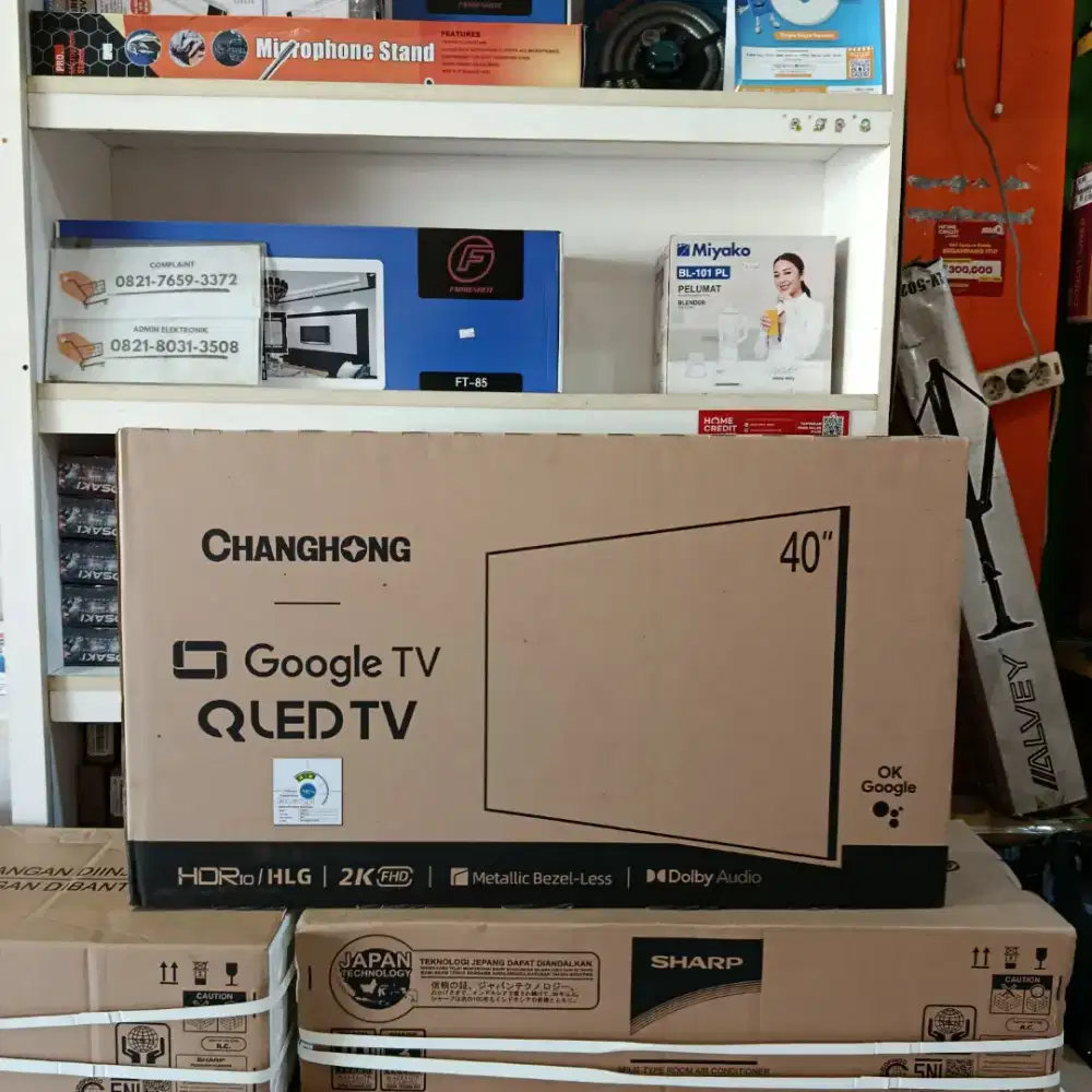 CHANGHONG GOOGLE TV 40INCH QLED PROMO TERBATAS GARANSI RESMI