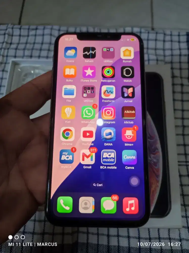 iPhone Xs 64GB Ex inter Whitelist alloperator Lengkap