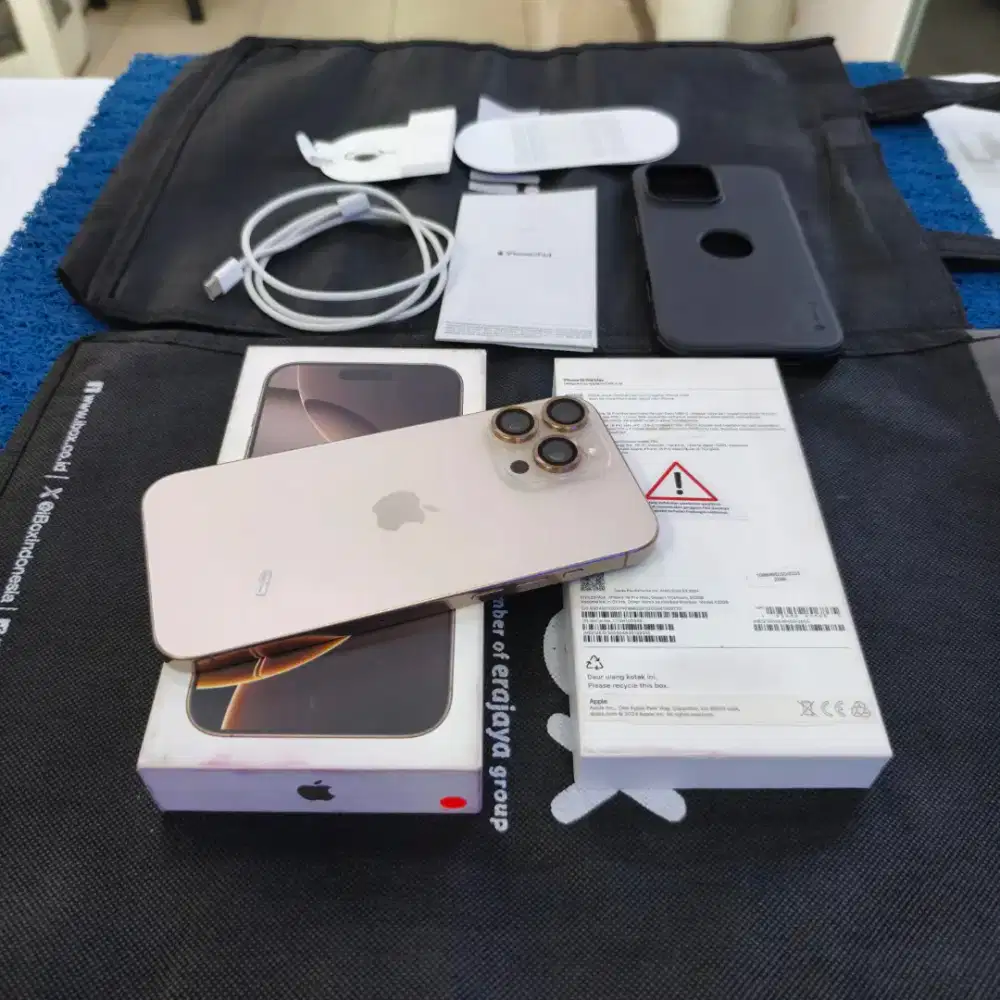 Iphone 16 Pro Max 512gb 99% like new BH 96% CC 411 Ex resmi iBox