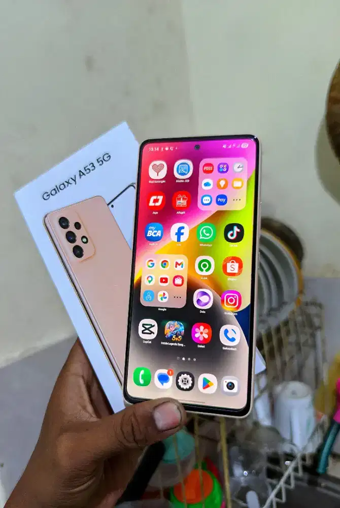 Samsung A53 apik fulset 5G siap pakai