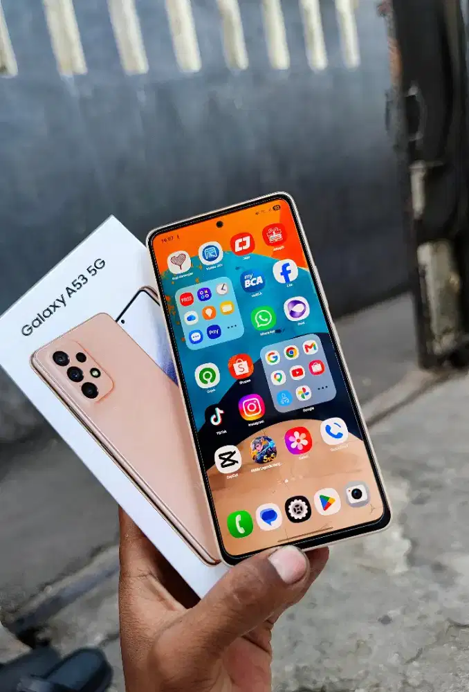 Samsung A53 apik fulset 5G siap pakai