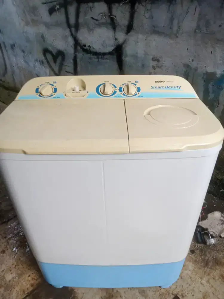 Jual mesin cuci 2 tabung normal semua