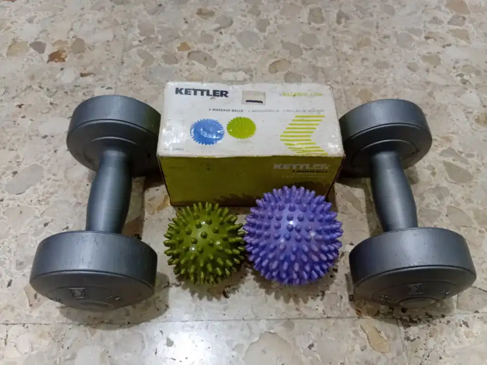 Dumbell dan Massage Balls Kettler