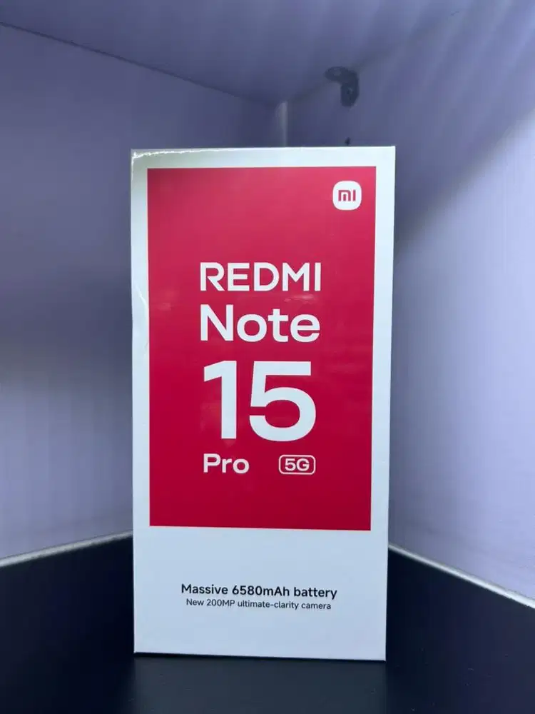 msi Redmi note 15 pro 5g Ram 12/512 baru garansi resmi nasional
