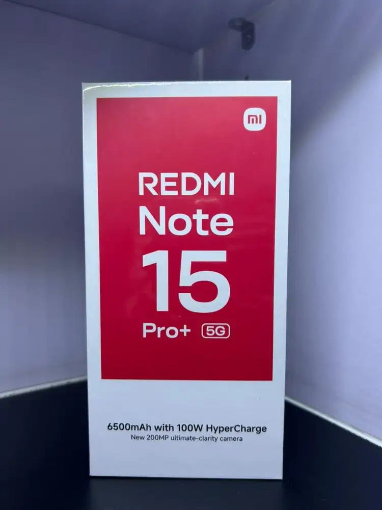 msi Redmi note 15 pro+ 5g Ram 12/512gb baru garansi resmi nasional
