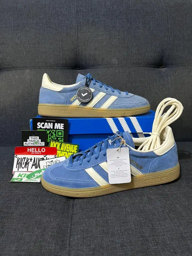 Sepatu Adidas Handball Spezial Core Blue White Size 42 2/3 Fullset