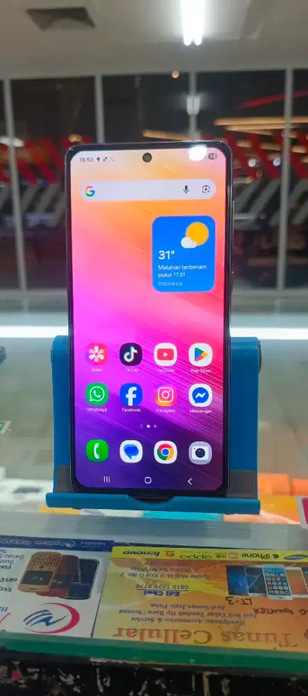 di jual samsung A73 5G RAM 8GB/ROM 256GB
